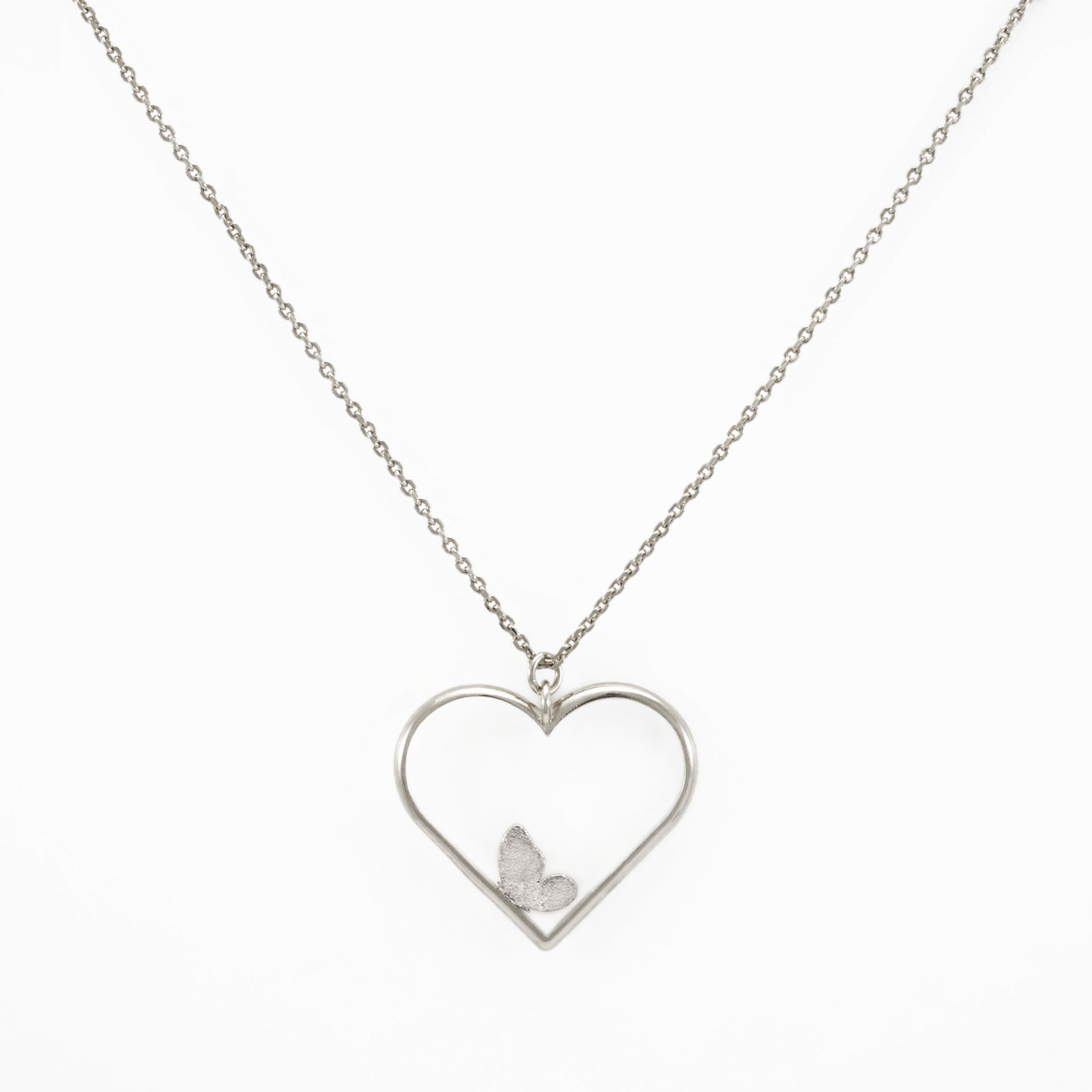 Butterfly Love Big - ciondolo con farfalla diamantata