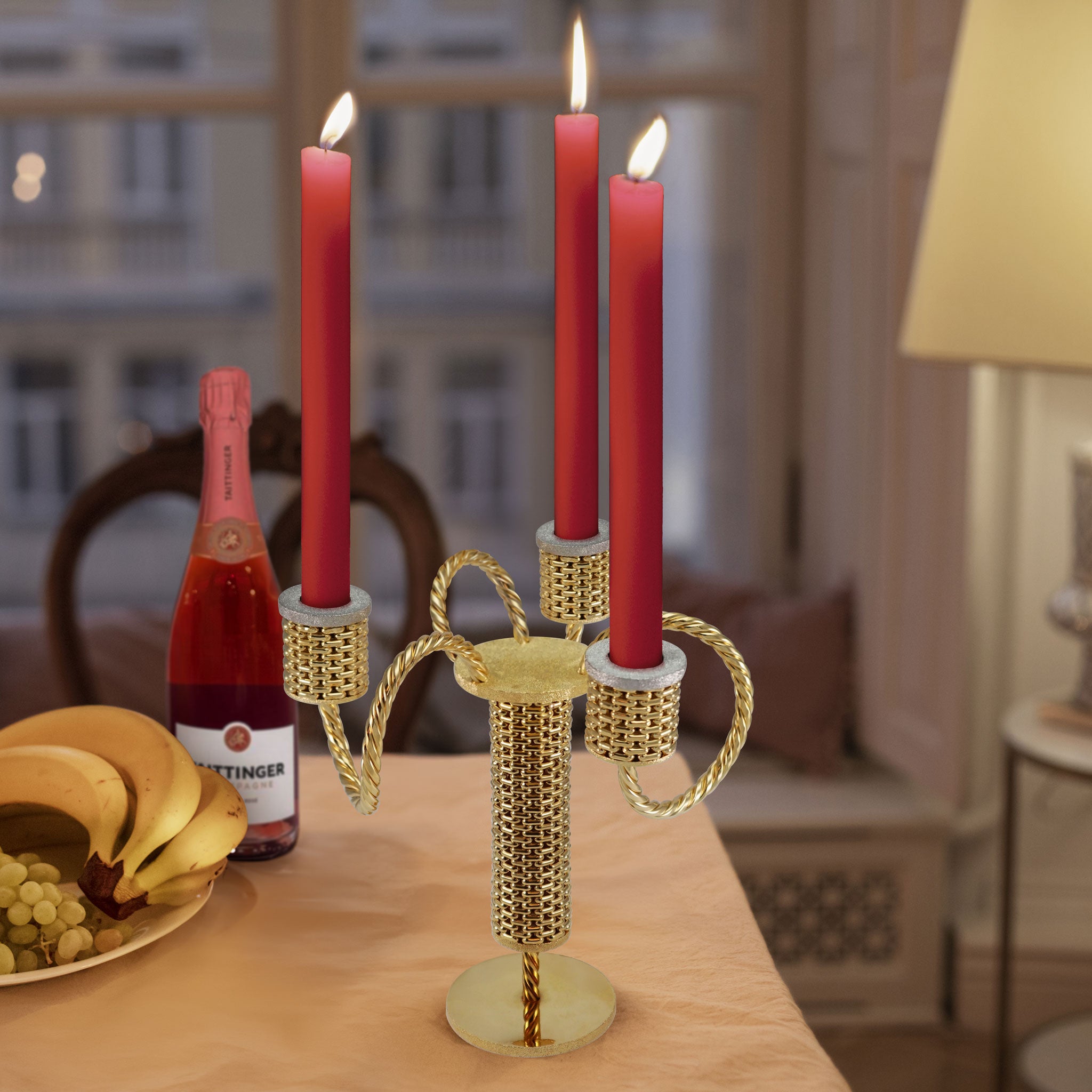 Charleston Triple - Candelabro 3 fuochi