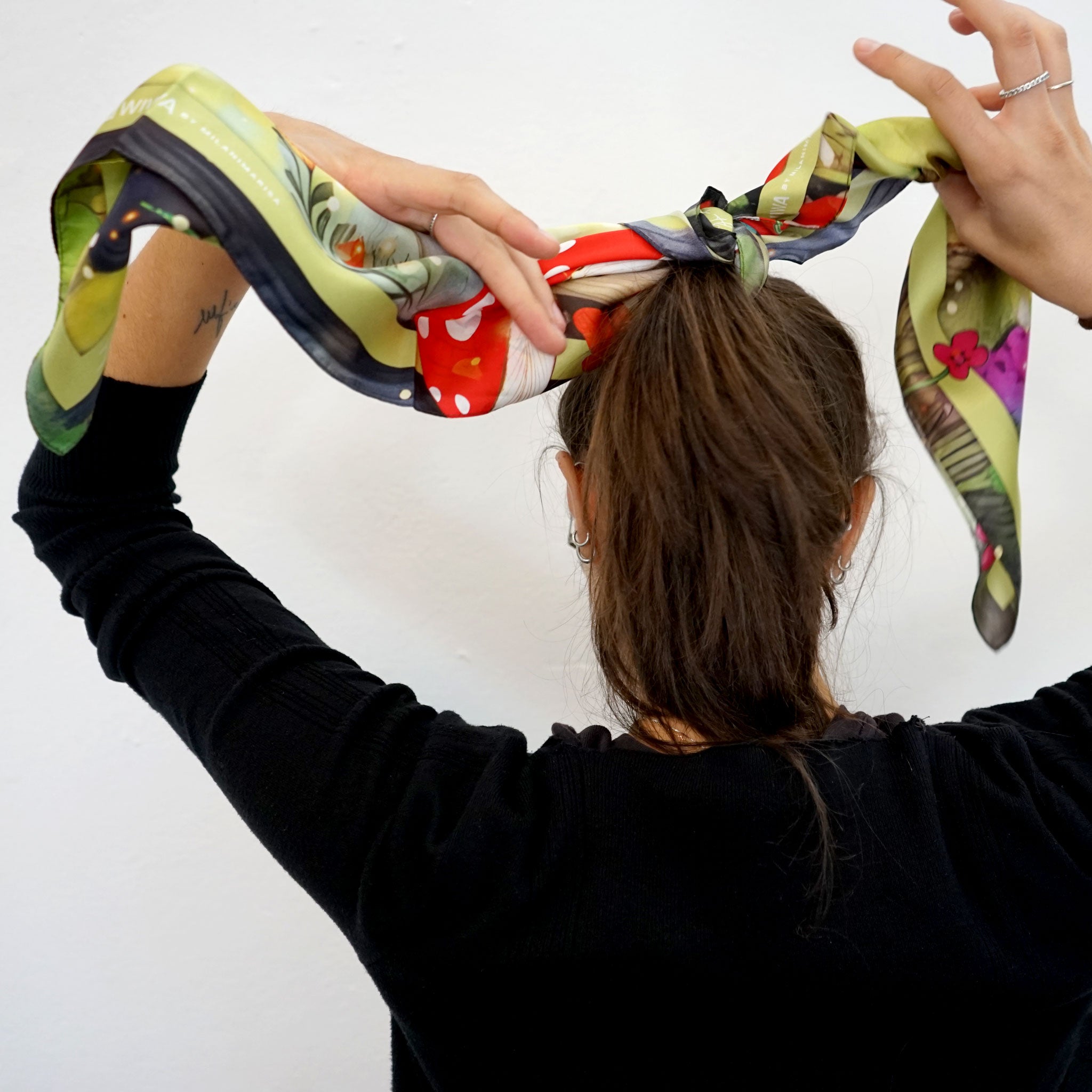 Into The Woods - Foulard in seta