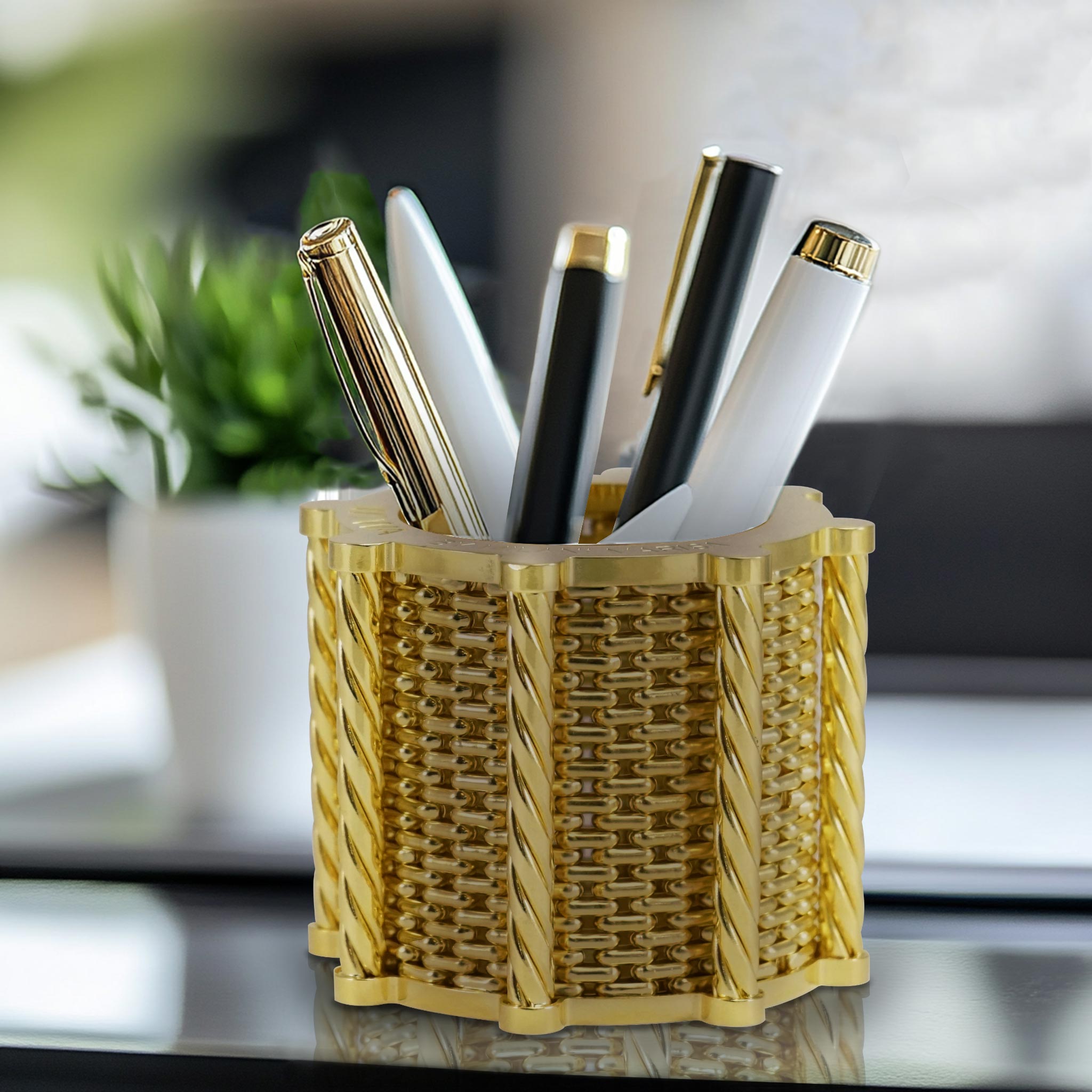 Piccadilly - portapenne / portaoggetti con colonne a spirale