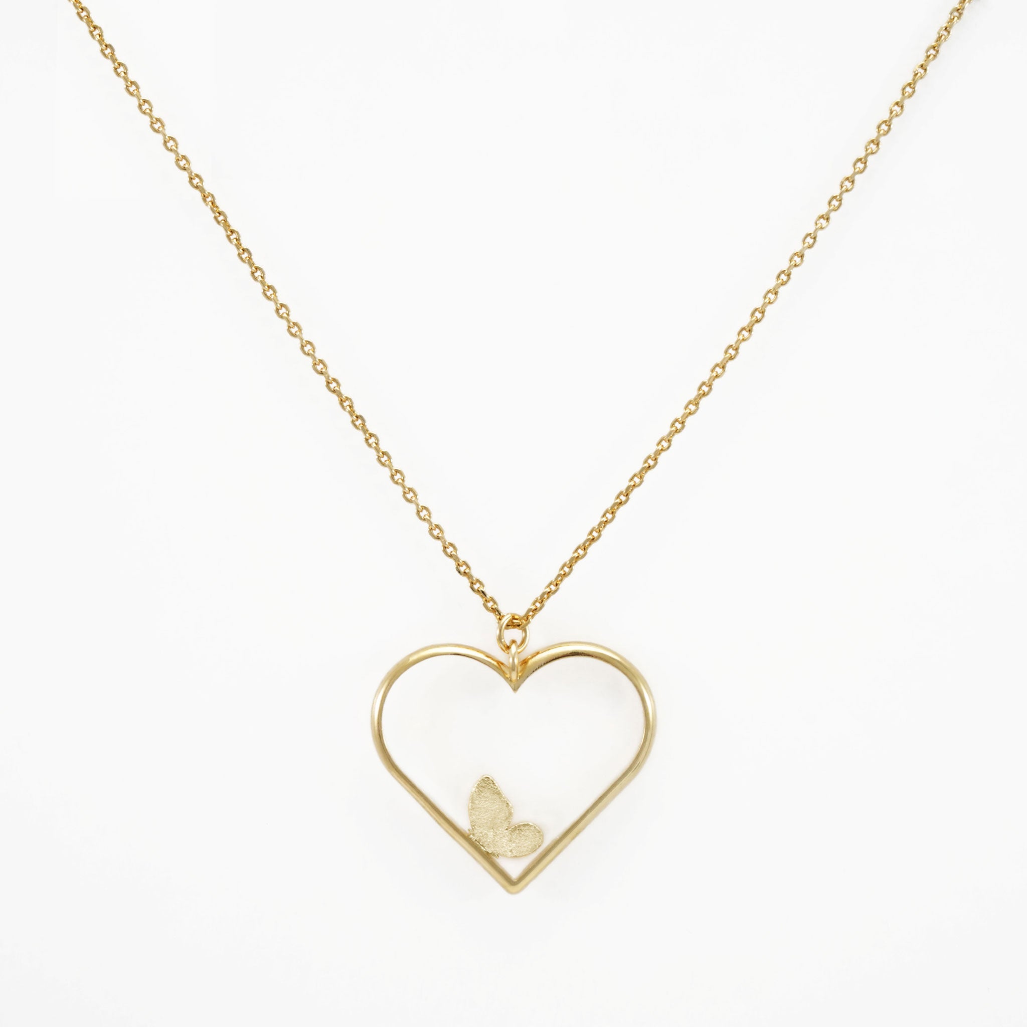 Butterfly Love Big - ciondolo con farfalla diamantata