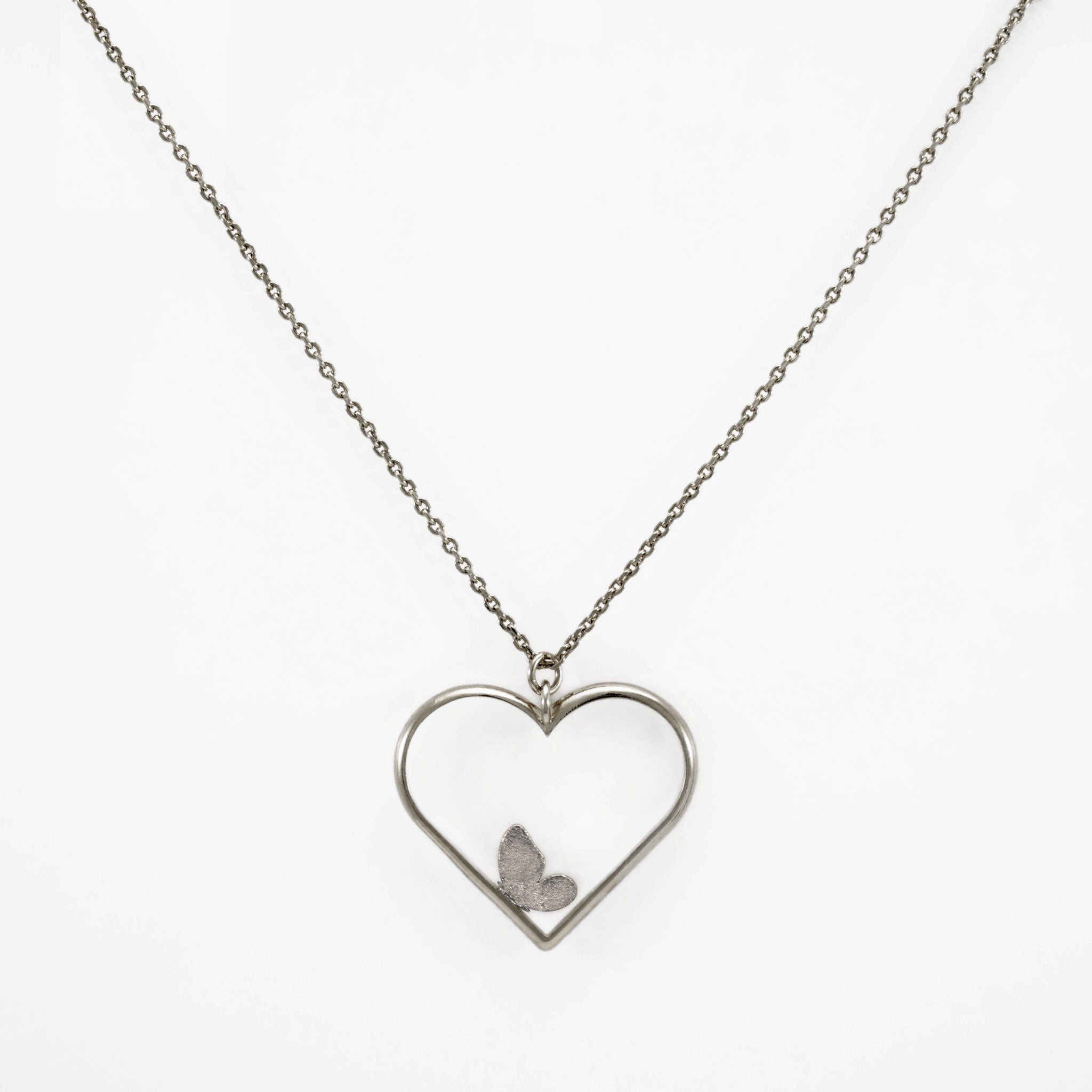 Butterfly Love Big - ciondolo con farfalla diamantata