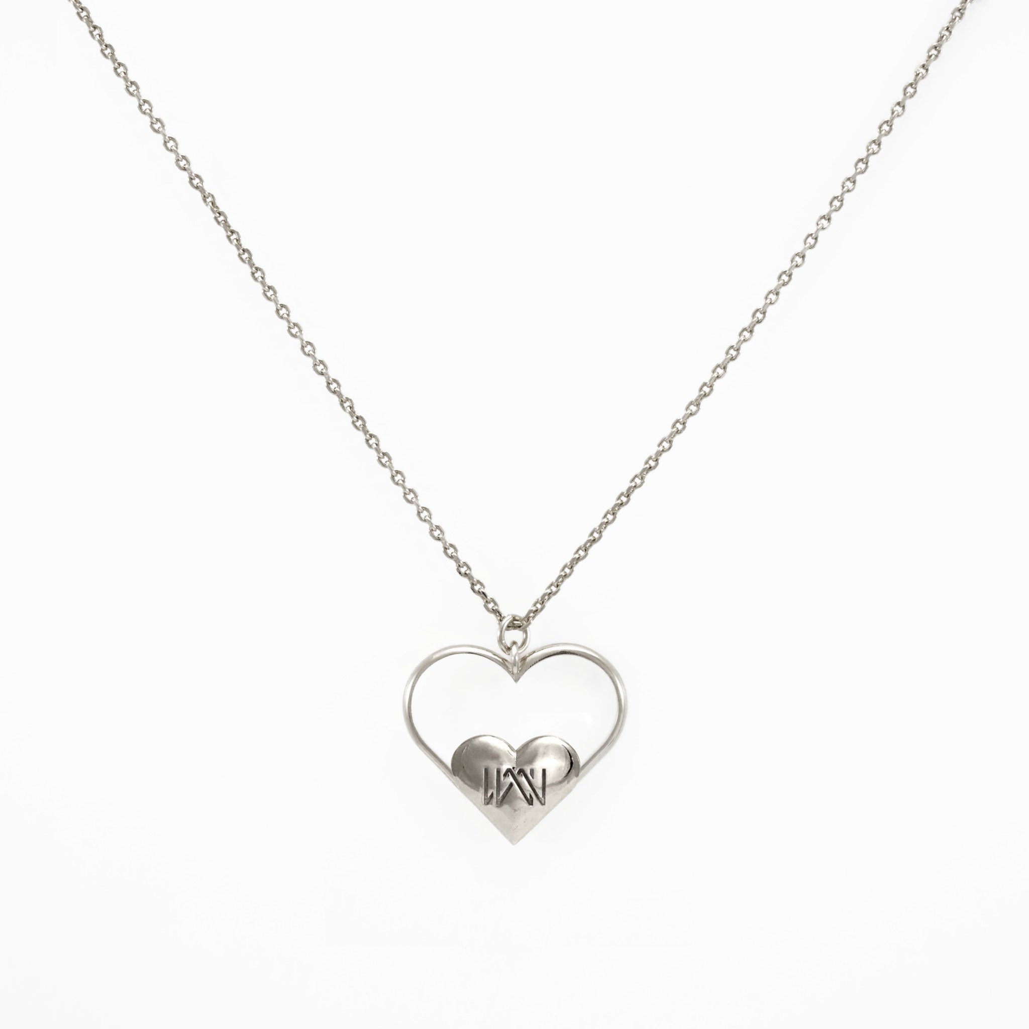 Wiwa Love - ciondolo con cuore piccolo con logo