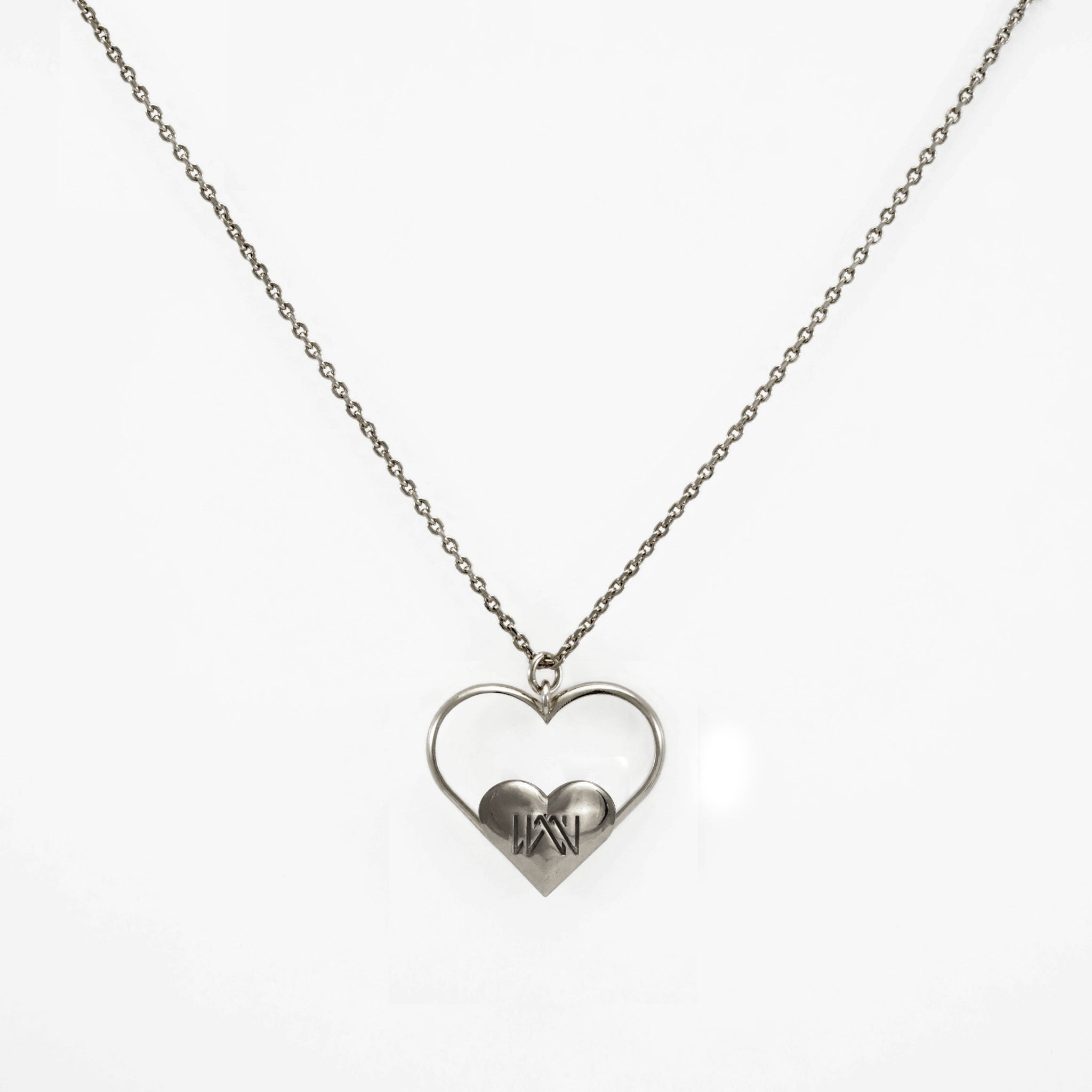 Wiwa Love - ciondolo con cuore piccolo con logo