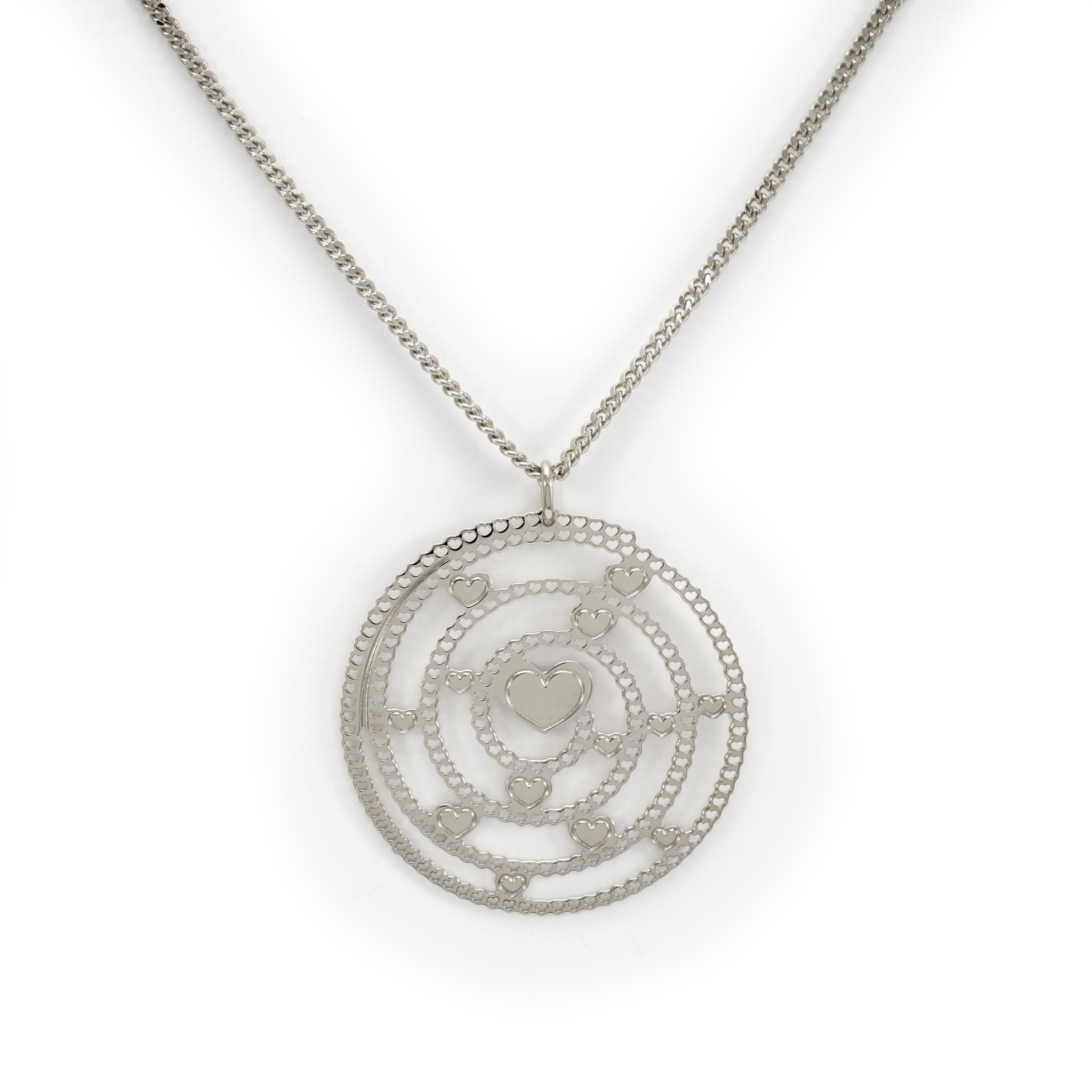 WW0156 Twivy - Collana a spirale con cuori