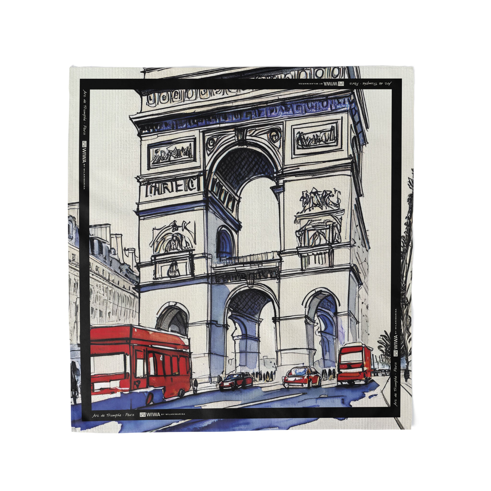 Arc de Triomphe Paris - Foulard in seta