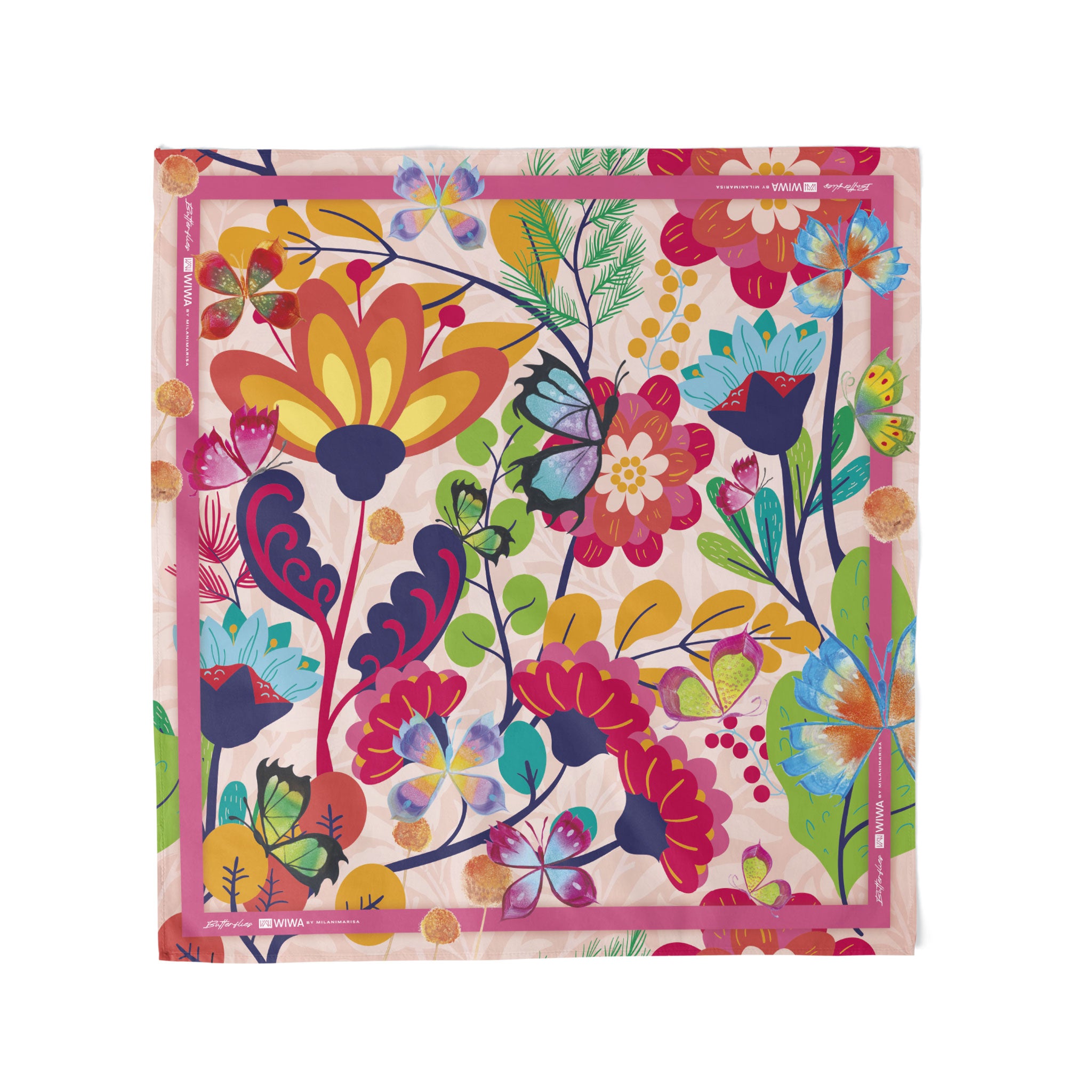 Butterflies - Foulard in seta